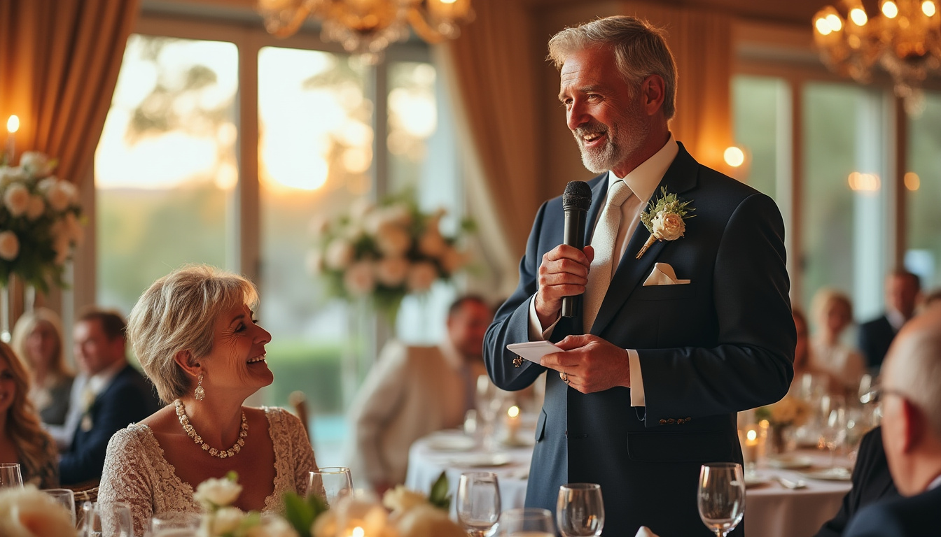 découvrez un guide inspirant pour rédiger un discours de mariage émouvant à l'attention de votre père et de votre belle-mère. conseils, exemples et astuces pour exprimer vos sentiments le jour j.