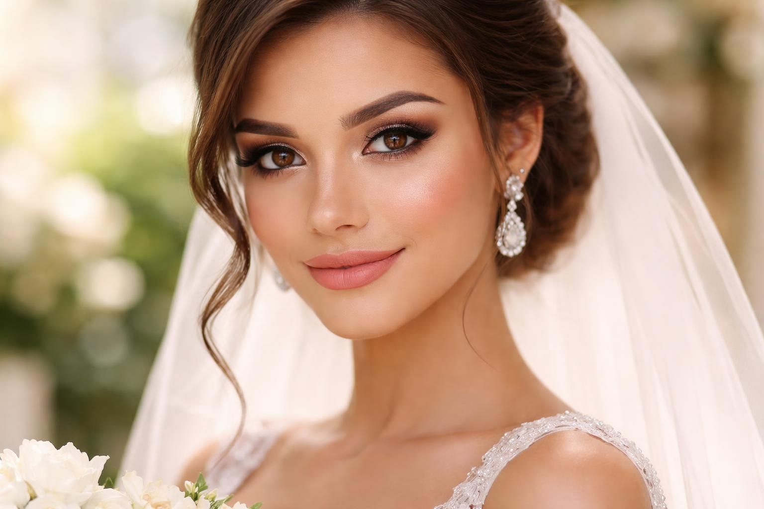 découvrez nos astuces de maquillage de mariage spécialement conçues pour sublimer les yeux marrons et illuminer votre journée exceptionnelle.