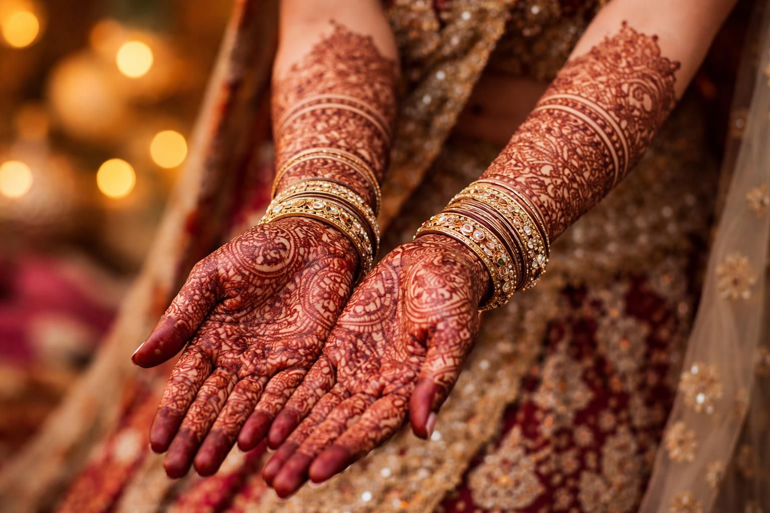 découvrez des designs d'henné élégants et traditionnels pour sublimer la mariée lors de son grand jour.