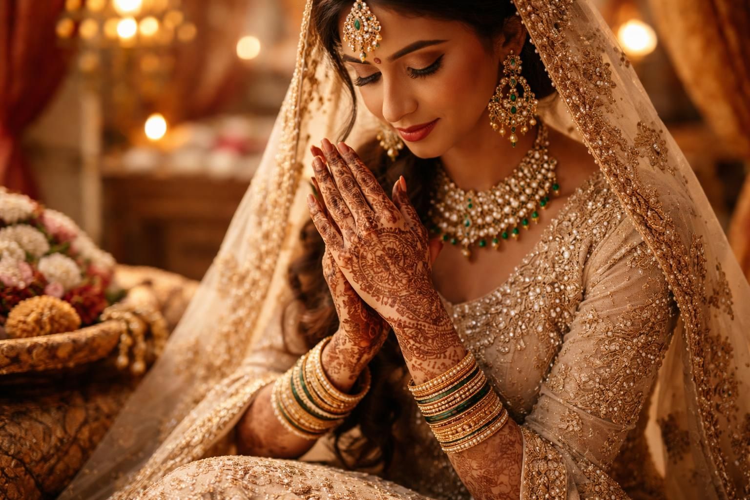 découvrez la signification profonde du henné dans les mariages, un symbole traditionnel d'amour, de bonheur et de prospérité pour les époux.