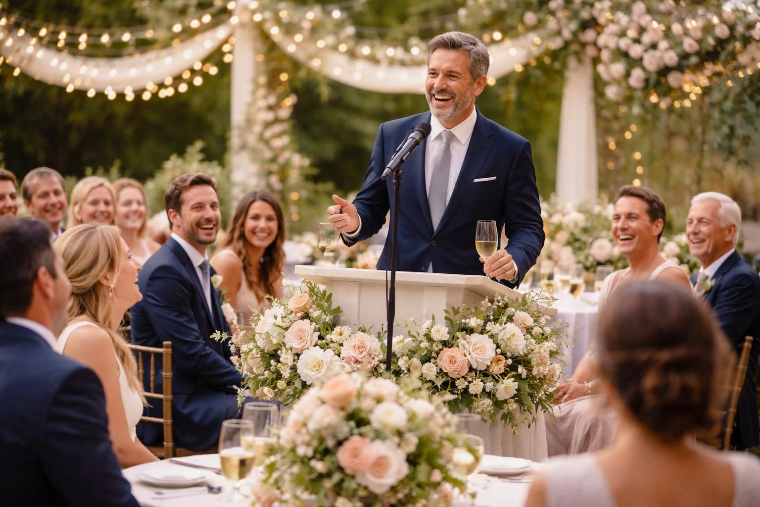 découvrez les clés pour réussir un discours humoristique de mariage avec un humour parfaitement dosé, pour faire rire et émouvoir vos proches.