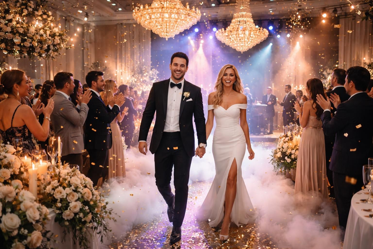 découvrez des idées originales pour l'entrée des mariés qui feront vibrer vos invités et créeront une ambiance inoubliable dans la salle.