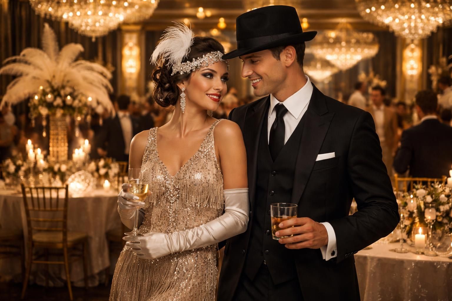 découvrez comment vous habiller pour une soirée de mariage années folles et briller grâce à nos astuces mode inspirées des années 1920.